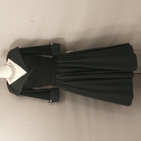 Vintage Dresses & Skirts - Black Party Dress Vintage Jessica Howard NWT Fit and Flare Sexy Neckline Flirty